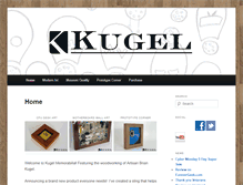 Tablet Screenshot of kugelmemorabilia.com